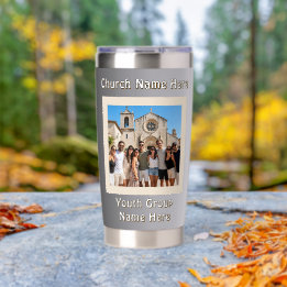 Church Group Youth Pastor Photo Appreciation Insulated Tumbler
