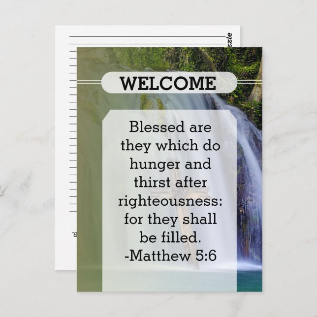 Church Guest Pew Card (Front/Back)