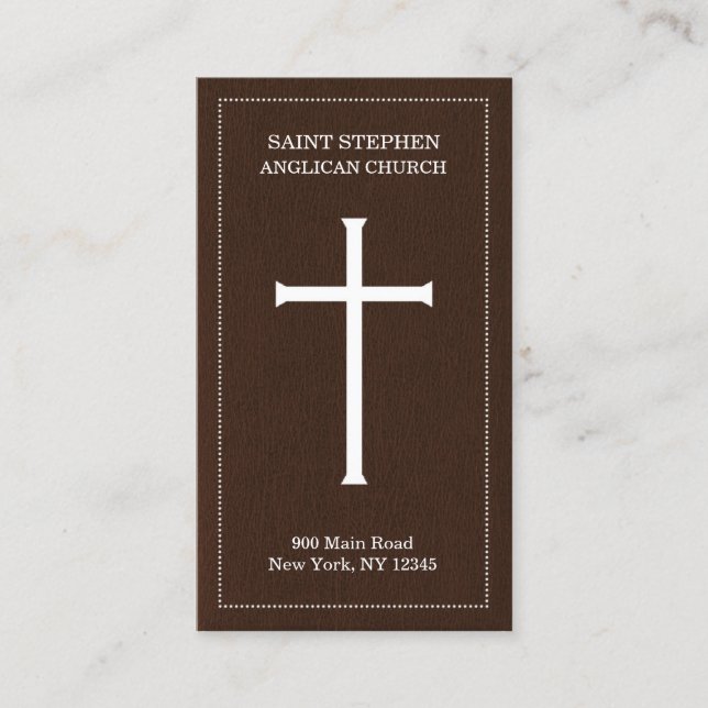 Church Holy Cross Business Cards (Front)