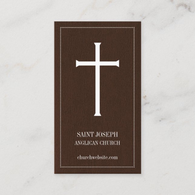 Church Holy Cross Business Cards (Front)