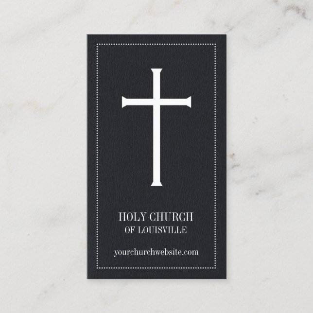 Church Holy Cross Business Cards (Front)