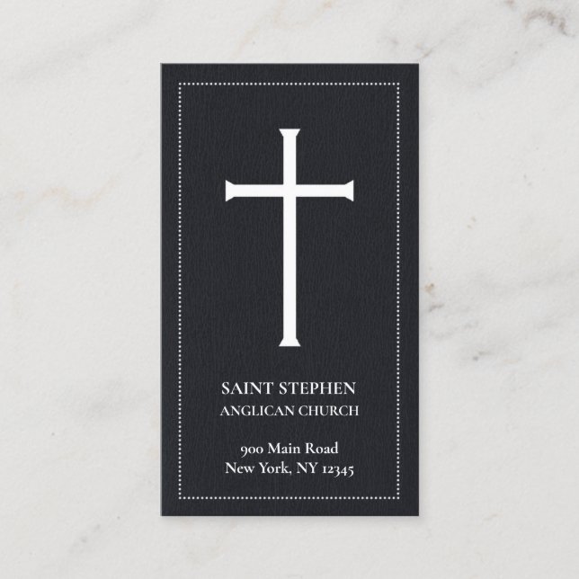 Church Holy Cross Business Cards (Front)