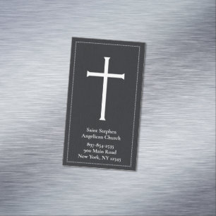 Church Holy Cross Magnetic Business Card