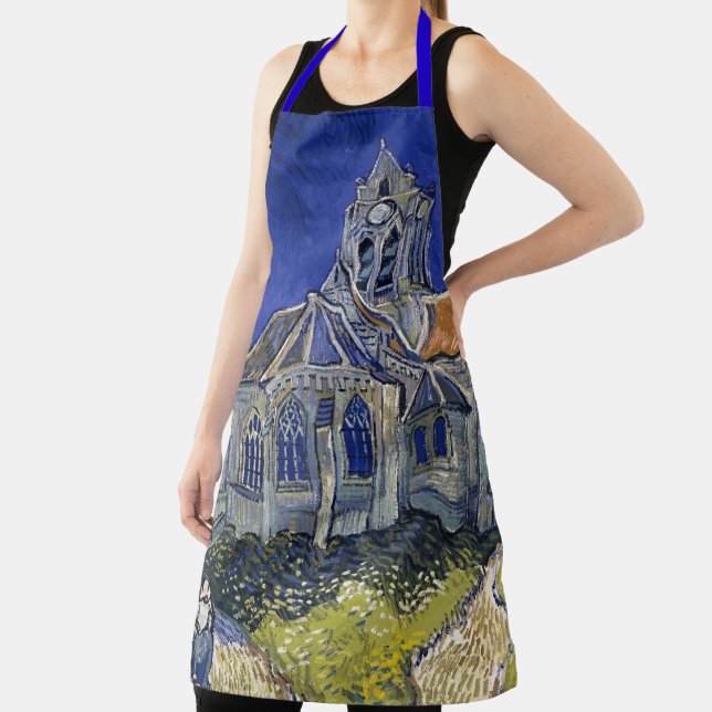 Church in Auvers by Van Gogh Painting Art Apron (Insitu)