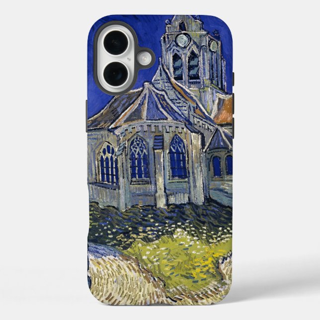 Church in Auvers by Van Gogh Painting Art Case-Mate iPhone Case (Back)