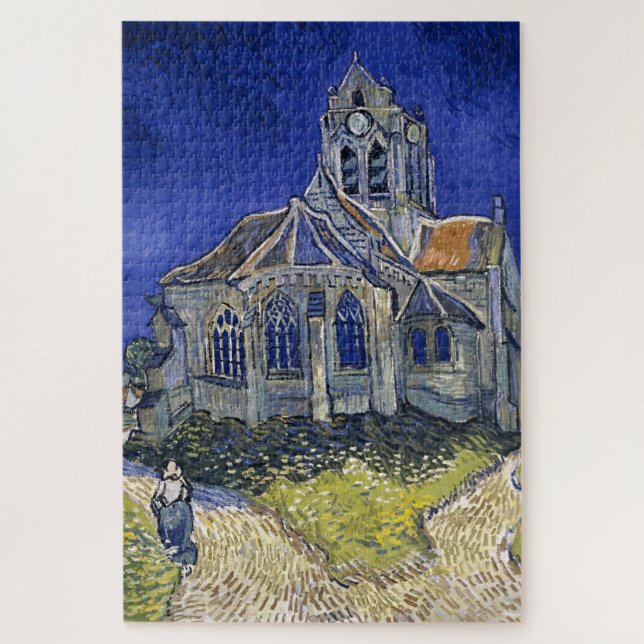 Church in Auvers by Van Gogh Painting Art Jigsaw Puzzle (Vertical)