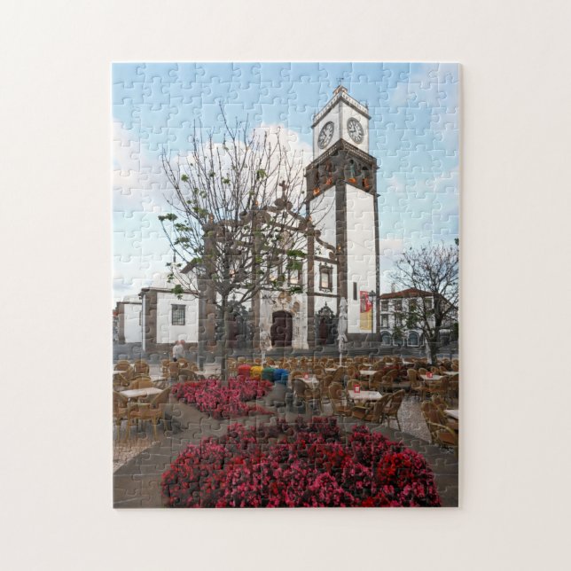 Church in Azores Jigsaw Puzzle (Vertical)