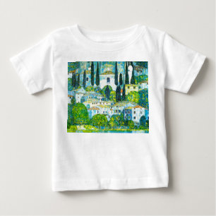 Church in Cassone Gustav Klimt Baby T-Shirt