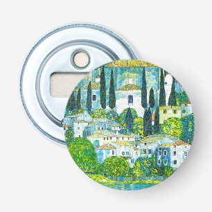 Church in Cassone Gustav Klimt Bottle Opener