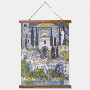 Church in Cassone, Gustav Klimt Hanging Tapestry