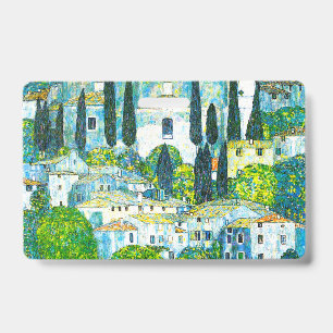 Church in Cassone Gustav Klimt ID Badge
