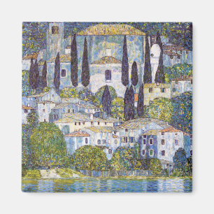 Church in Cassone, Gustav Klimt Magnet