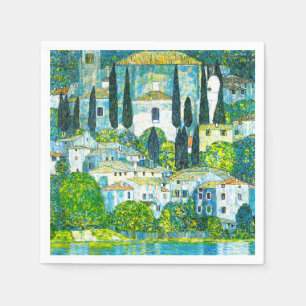 Church in Cassone Gustav Klimt Napkin
