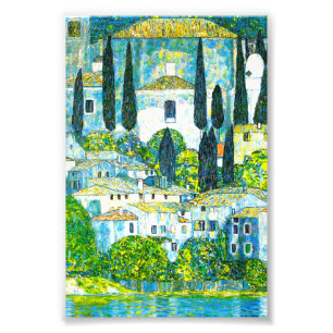 Church in Cassone Gustav Klimt Photo Print