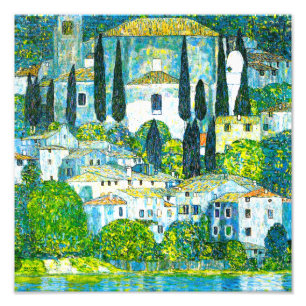 Church in Cassone Gustav Klimt Photo Print