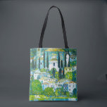 Church in Cassone Gustav Klimt Tote Bag<br><div class="desc">Tote Bag featuring Gustav Klimt’s oil painting Church in Cassone (1913). A beautiful Italian church is surrounded with green trees on the shore of blue waters. A marvellous gift for Art Nouveau lovers and Austrian art enthusiasts!</div>