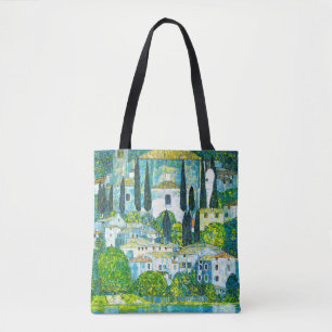 Church in Cassone Gustav Klimt Tote Bag
