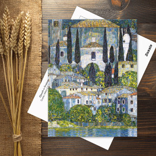 Church in Cassone Landscape Gustav Klimt Postcard