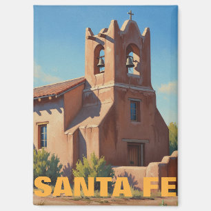 Church in Santa Fe New Mexico Magnet