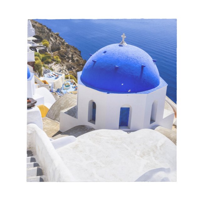 Church in Santorini notepad (Front)