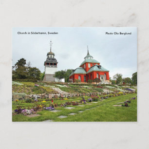 Church in Söderhamn, Sweden, Pho... Postcard
