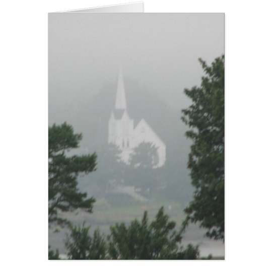 Church in the Mist Card