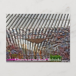 Church in the Rock Helsinki Postcard