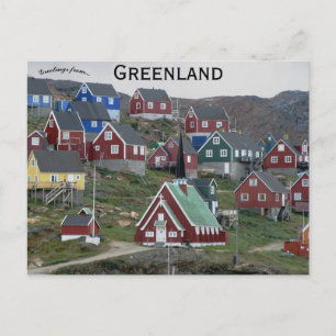 Church in Upernavik Greenland Postcard