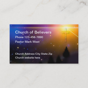 Church Inspirational Business Cards