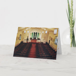 "Church Interior" Easter Card