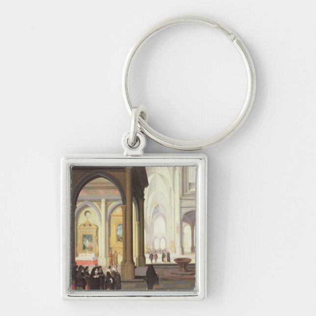 Church Interior Key Ring (Front)