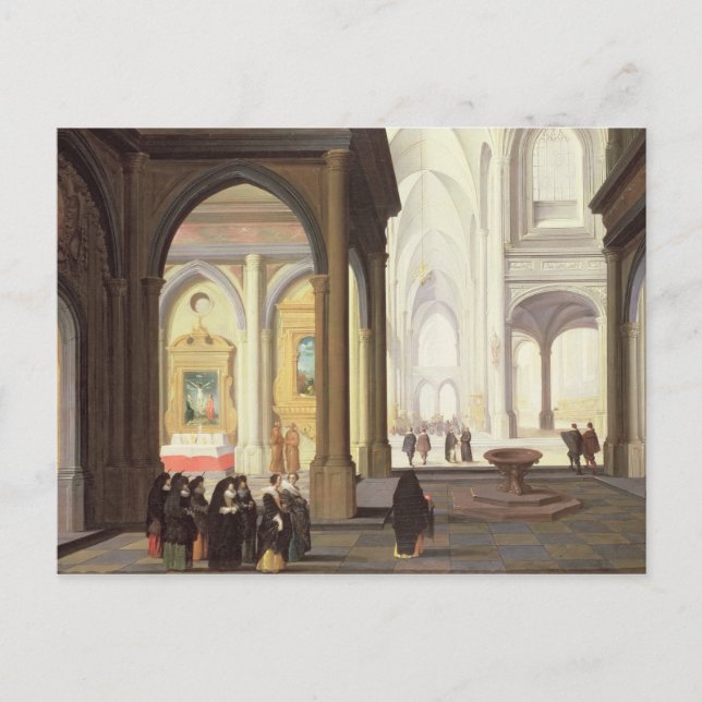 Church Interior Postcard (Front)