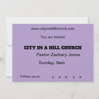 Church Invitation