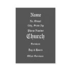Church Invite Card