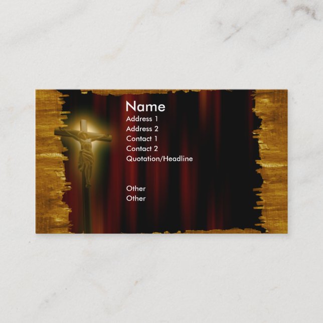 church_jesus_business business card (Front)