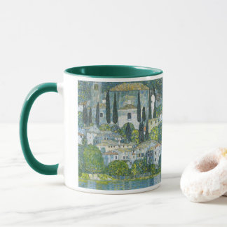 Church (Kirche) in Cassone by Gustav Klimt Mug