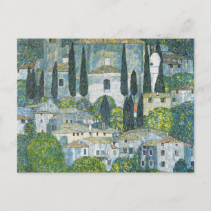 Church (Kirche) in Cassone by Gustav Klimt Postcard