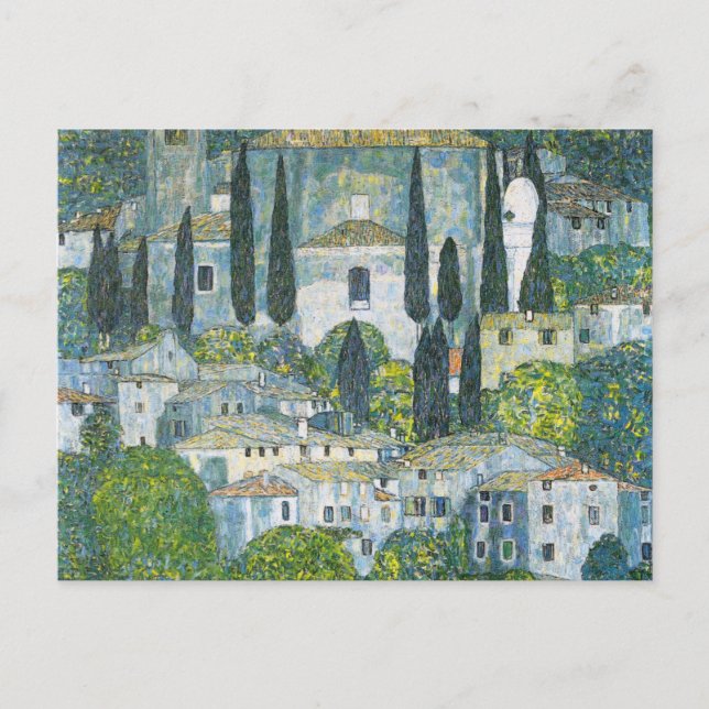 Church (Kirche) in Cassone by Gustav Klimt Postcard (Front)