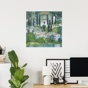 Church (Kirche) in Cassone by Gustav Klimt Poster