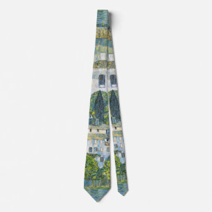 Church (Kirche) in Cassone by Gustav Klimt Tie