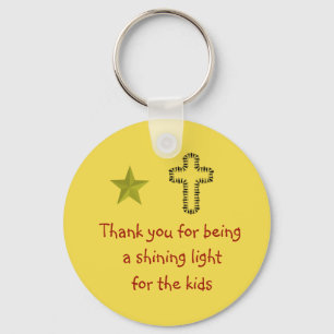 Church leader thank you keychain