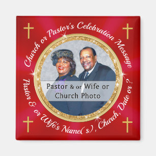 Church Logo or Pastor's Photo, Church Party Favour Magnet