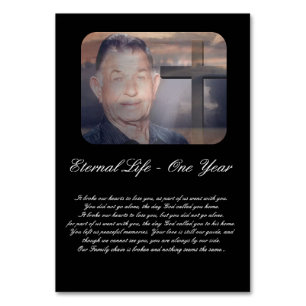 Church Memorial Anniversary Order of Service Table Number