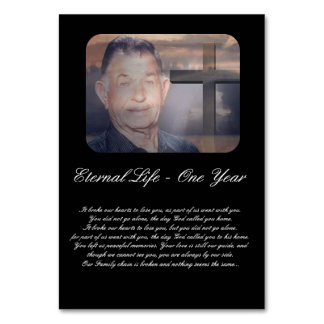 Church Memorial Anniversary Order of Service Table Number