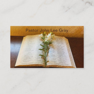 Church, Ministry, Christian, Bible Business Cards