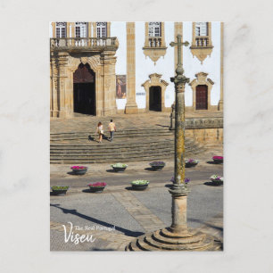 Church Morning Viseu Portugal Postcard