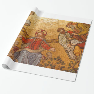 Church Mosaic - Jesus Christ Wrapping Paper