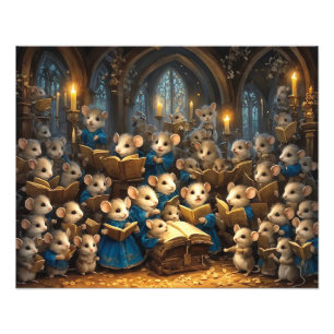 Church Mouse Choir  Photo Print