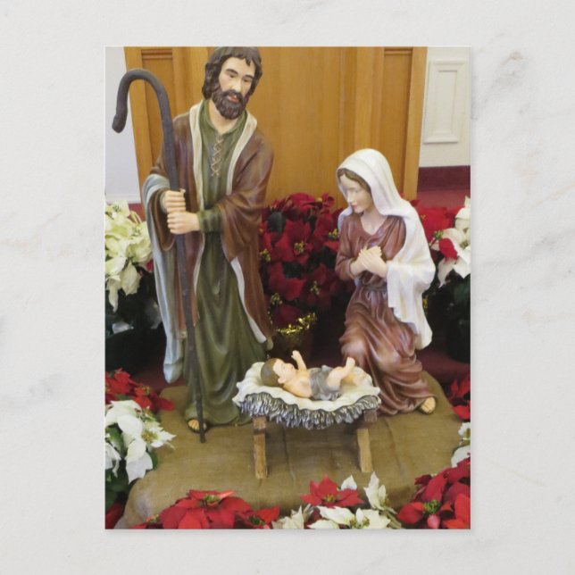 Church Nativity Postcard (Front)