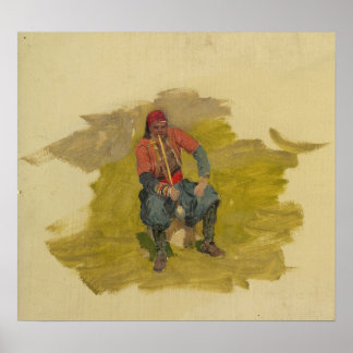 Church - Near East Man Donkey 1868 Poster